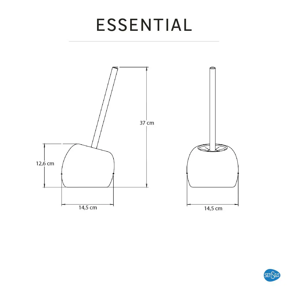 Ёршик для унитаза Sensea Essential цвет хром 81926410 STLM-2151191 - Вид №6