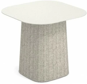 emu Квадратный журнальный столик из синтетической веревки и алюминиевой столешницей Carousel 1223