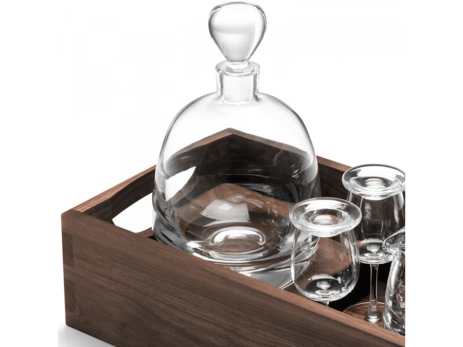 Набор для виски с деревянным подносом islay whisky LSA INTERNATIONAL WHISKY 00-3863046 Прозрачный  - Вид №3
