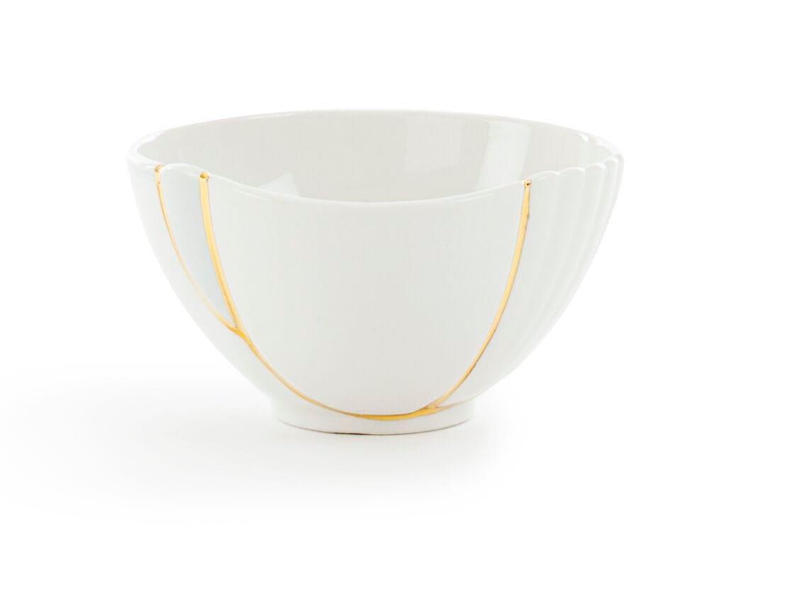 Фарфоровая и золотая чаша Seletti Kintsugi ARCH-00052365 - Вид №1