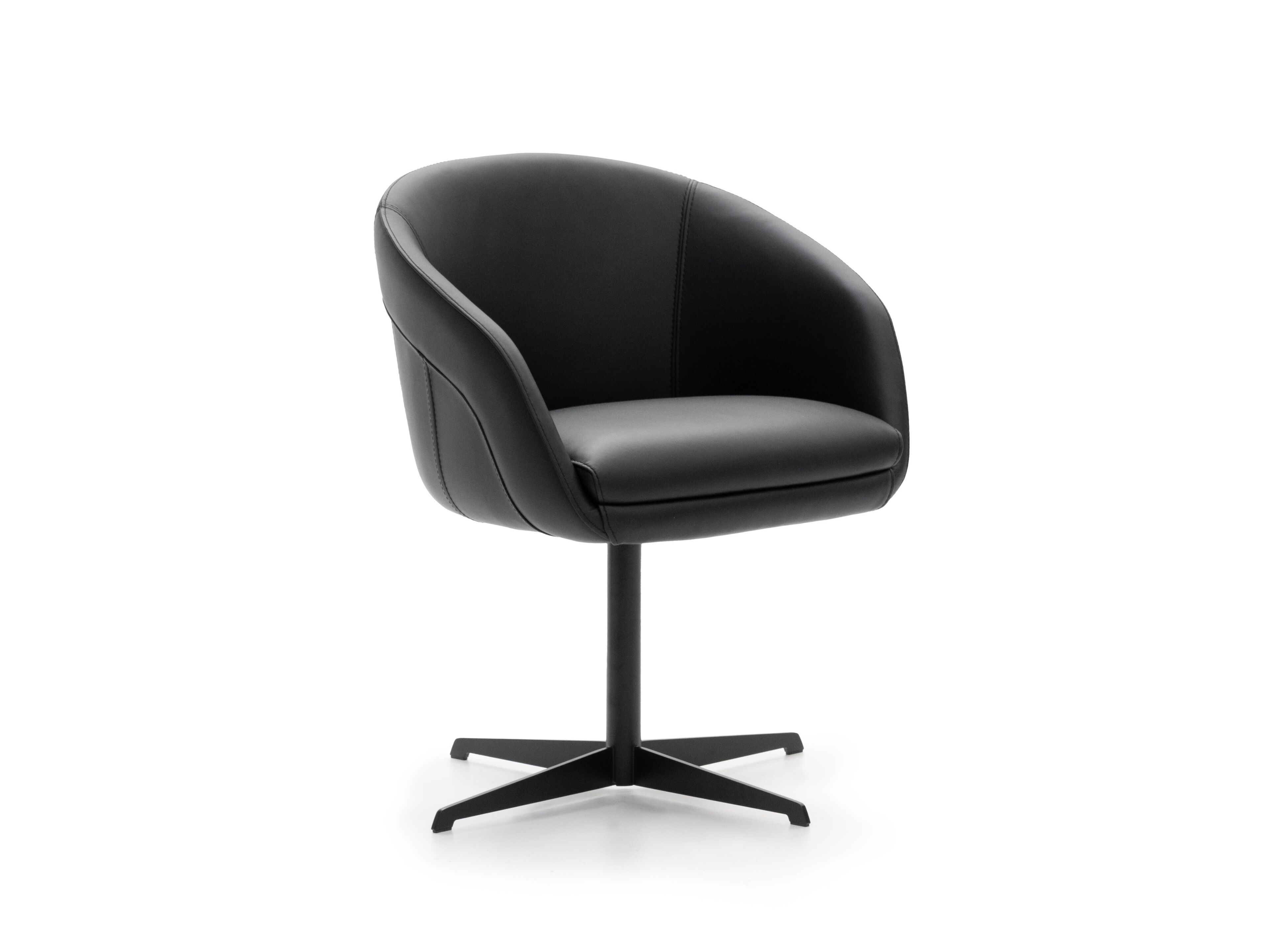 Кожаный поворотный стул с подлокотниками Wayne Enterprises Home Collection WE-137 ARCH-00013796