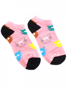 550188 Короткие носки «Питомцы. Котик» 35-40, розовые Krumpy