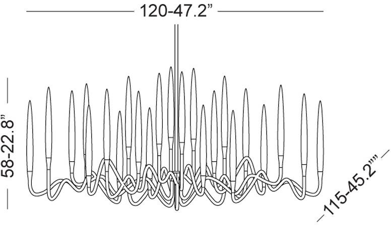 Il Pezzo Mancante Люстра из латуни Il pezzo 3 sun-id-1501730 - Вид №8