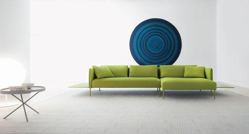 Paola Lenti Круглый журнальный столик с подносом  B74a  - Вид №1