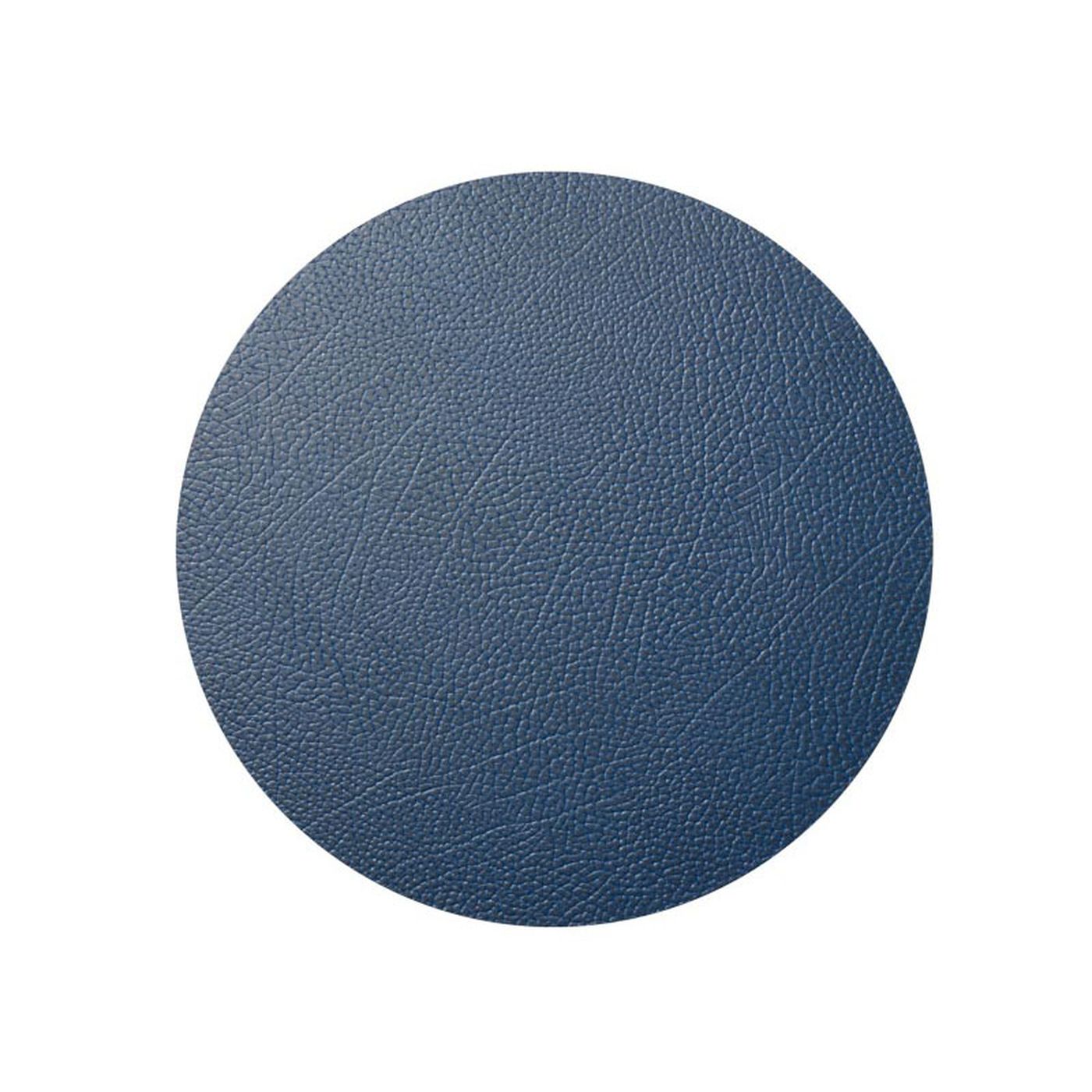 981264 HIPPO navy blue подстановочная салфетка круглая, диаметр 40 см, толщина 1,6 мм;LIND DNA  - Вид №1