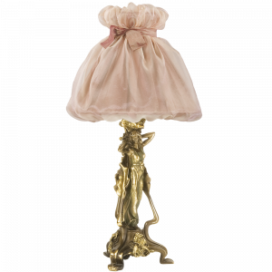 32064,34003 Настольная лампа Флора Бронза Мадлен Солнечный Персик BOGACHO