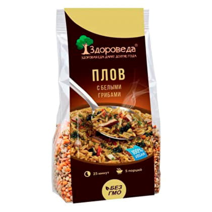 Плов с белыми грибами Здороведа 250 г Santreyd 13085 - Вид №1