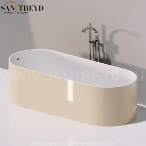 OVAL BICOLOR Ванна свободностоящая бежевая OV170.BC.1015