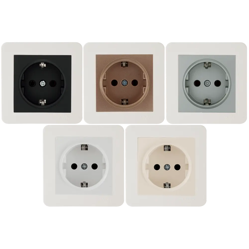 Рамка трехместная SYSTEME ELECTRIC W59 для розеток и выключателей бежевая 82593336 STLM-0030829 - Вид №1