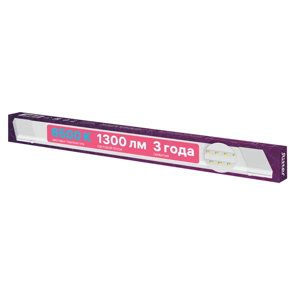 Светильник линейный светодиодный Ritter DPO03 Opal 600 мм 18 Вт холодный белый свет 89356739 STLM-2103603  - Вид №5