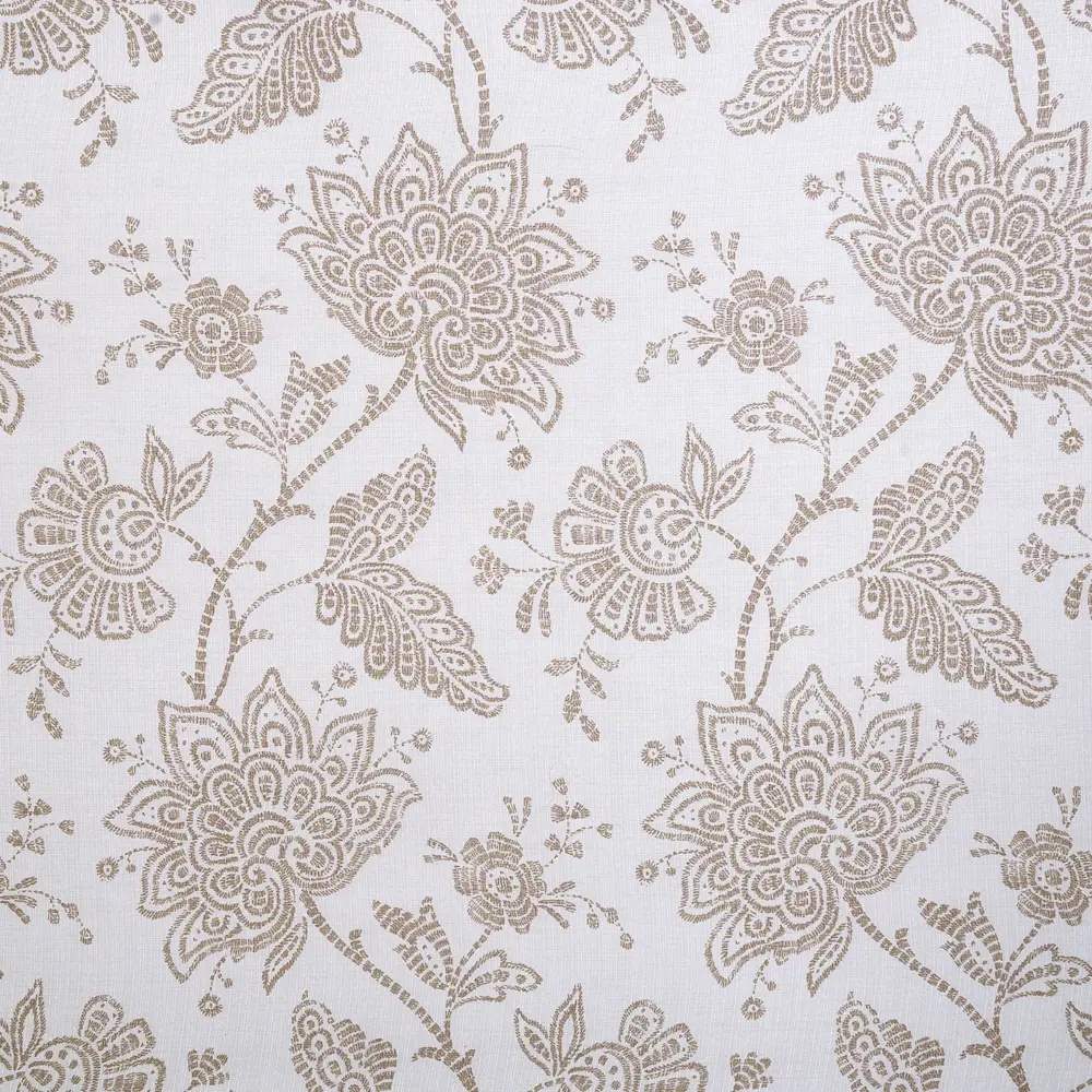 Тюль на ленте «Королевский цветок» 300х260 см цвет белый WITERRA STLM-2139975 - Вид №2