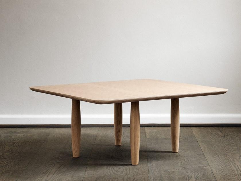 NORR11 Низкий квадратный журнальный столик из дуба Oku sun-id-1513434 - Вид №2