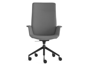 Тканевое офисное кресло с подголовником