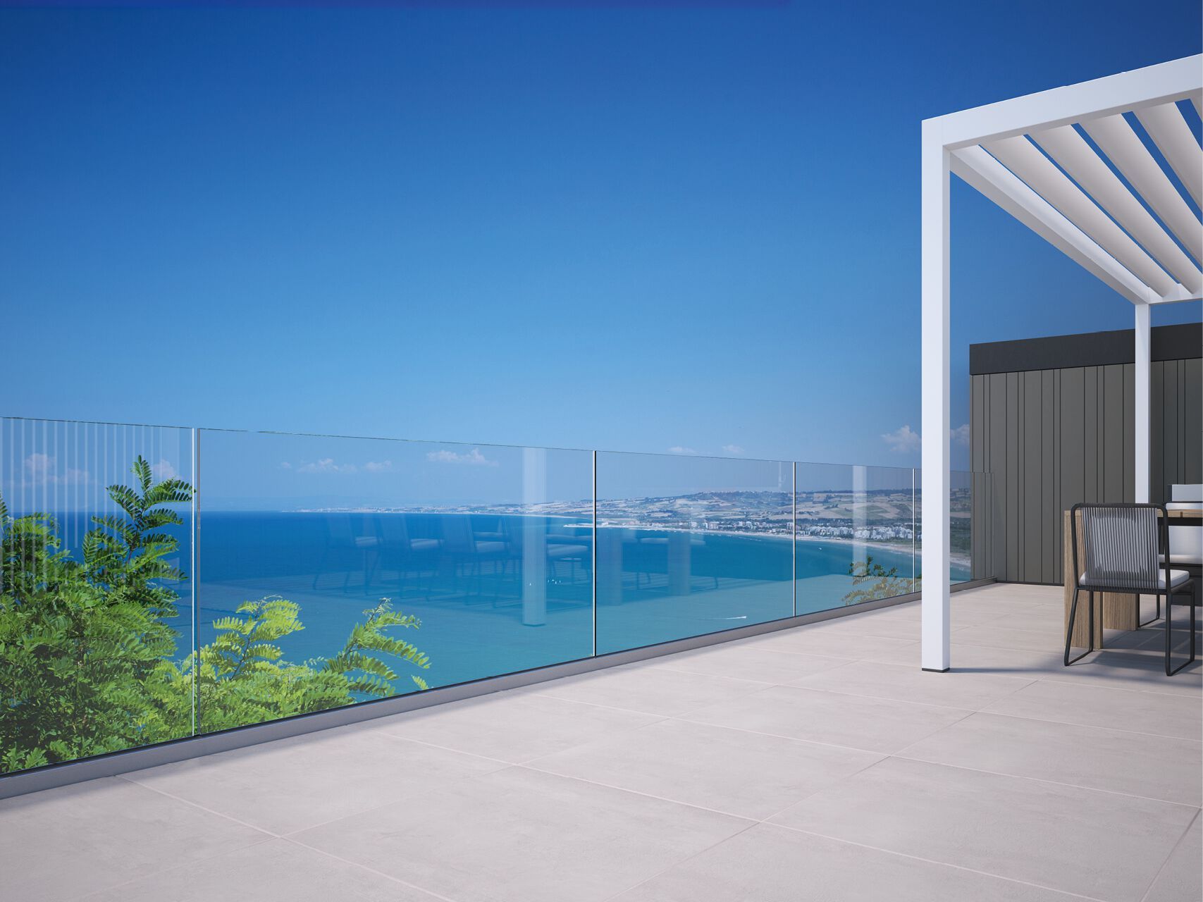 Стеклянный парапет для окон и балконов Saint-Gobain - Logli Defender ARCH-00056785 - Вид №1