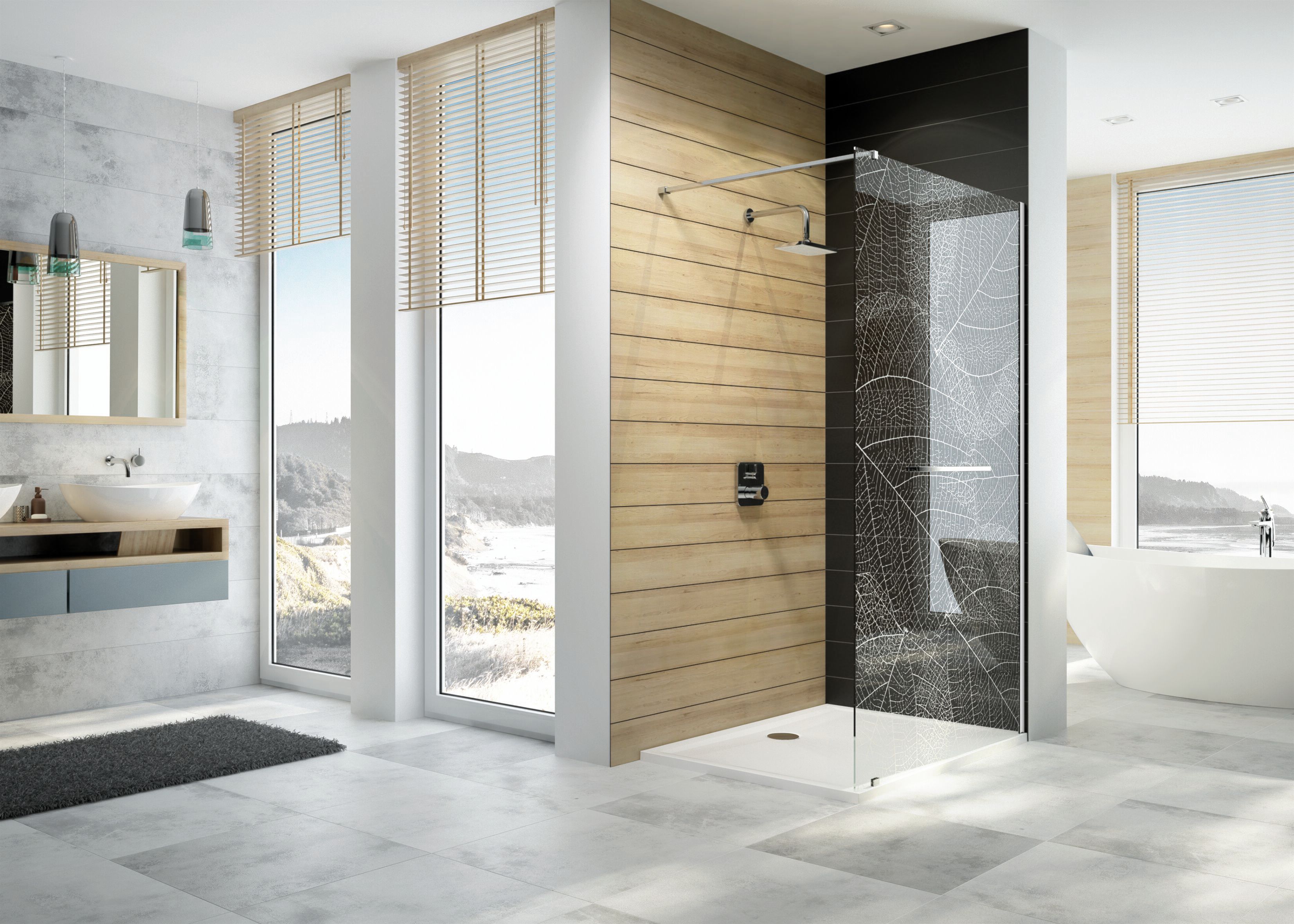 Прямоугольный угловой поддон для душа в Solique HOESCH Muna ARCH-00124503 - Вид №1