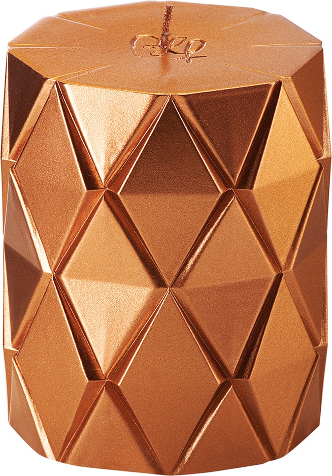 10617466 Point a la ligne Свеча 12см "Алмаз" (медная) Воск 