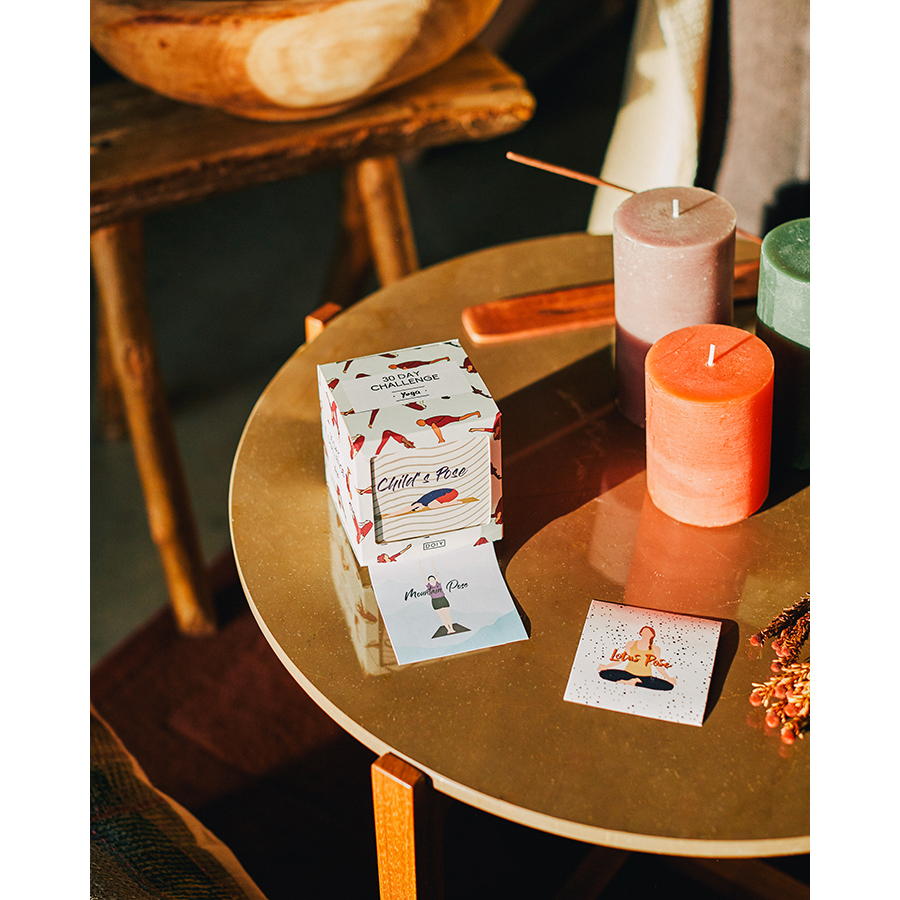 DYCHALYOE Набор поз для йоги на 30 дней yoga challenge Doiy  - Вид №1