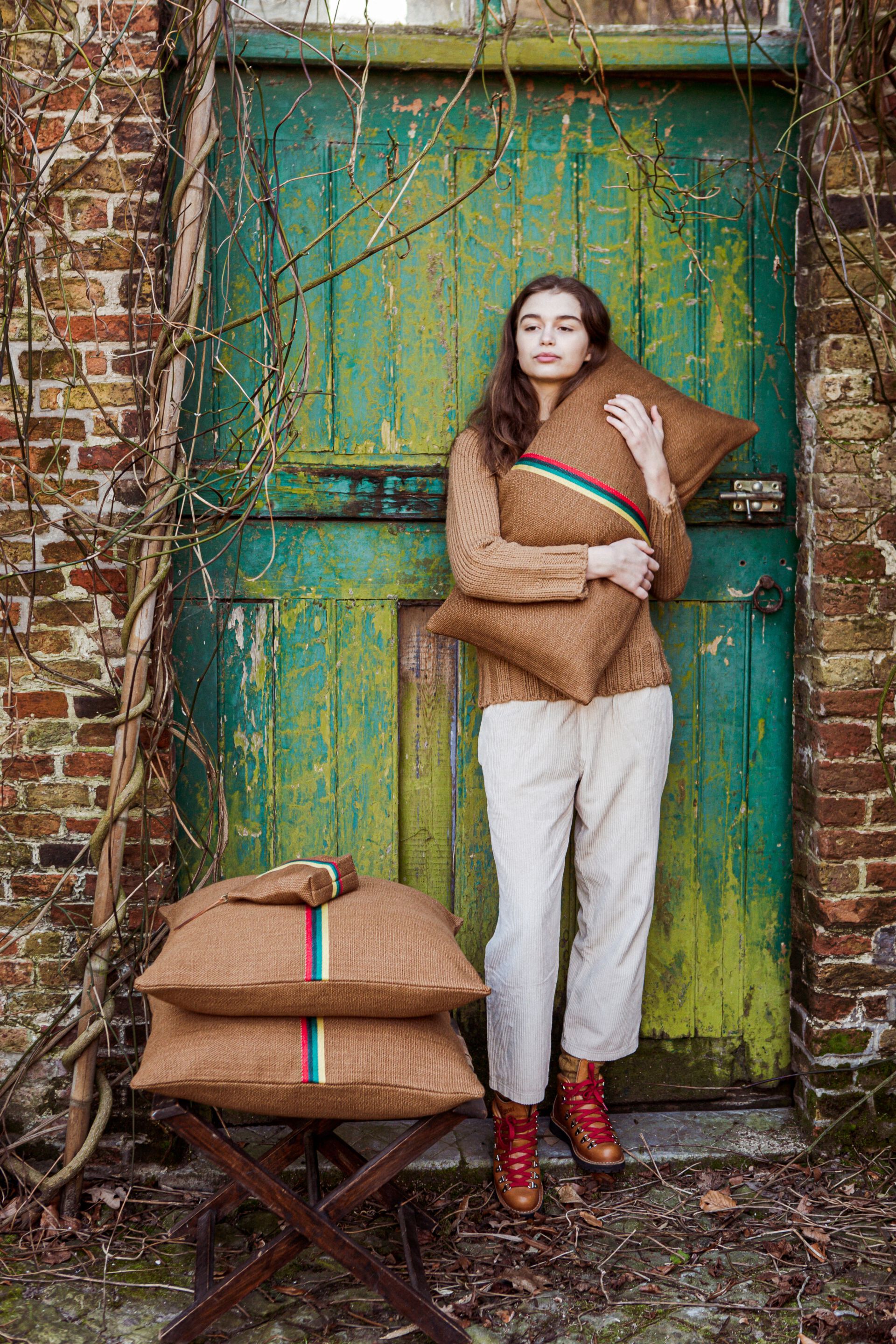 Льняная и шерстяная квадратная подушка Libeco Home Джаспер ARCH-00064853 - Вид №6