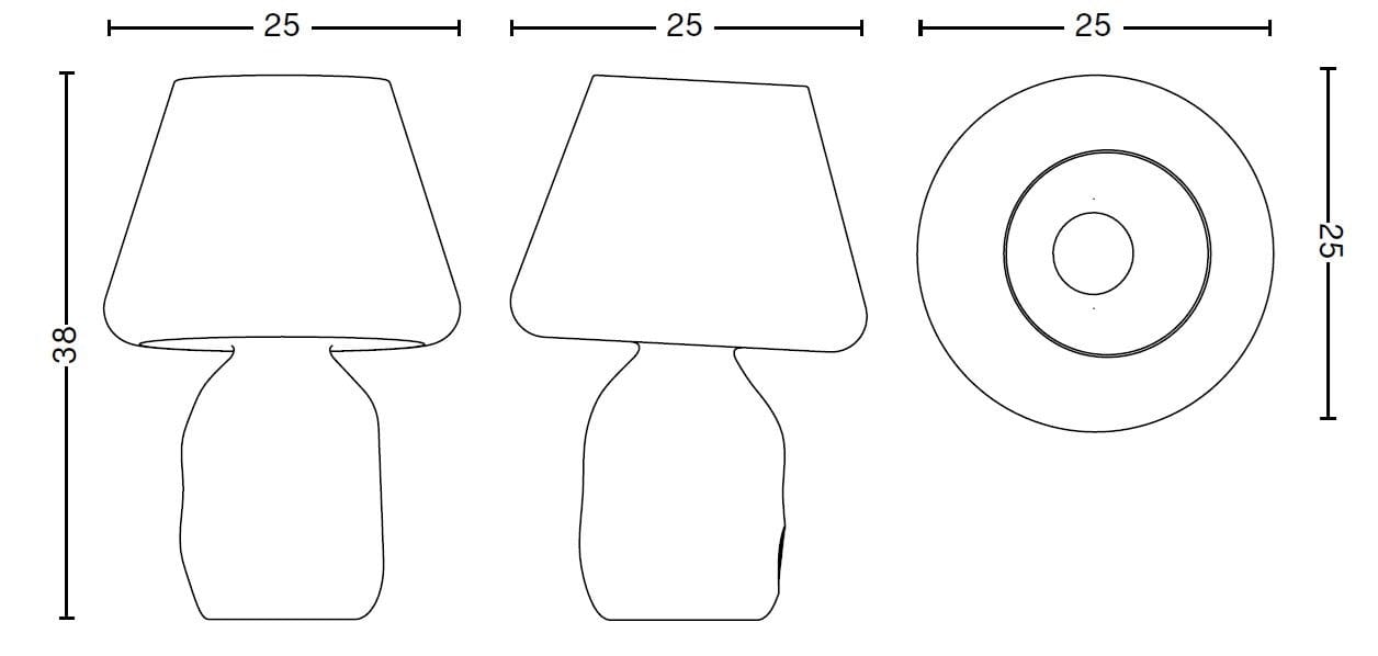 Светодиодная настольная лампа из дутого стекла Hay Apollo ARCH-00081062 - Вид №5