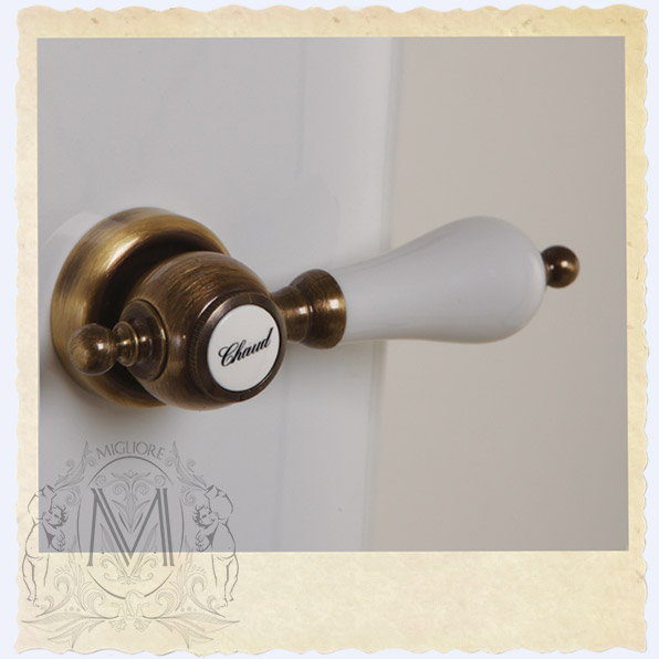 ML.IMP-25.311.BI/ML.IMP-25.318.BI/ML.RIC-29.045.CR/ML.OLV-29.015/ML.OLV-29.013/ML.RIC-29.040.BI.CR Компакт унитаз с бачком Хромированный Migliore  Италия  - Вид №4