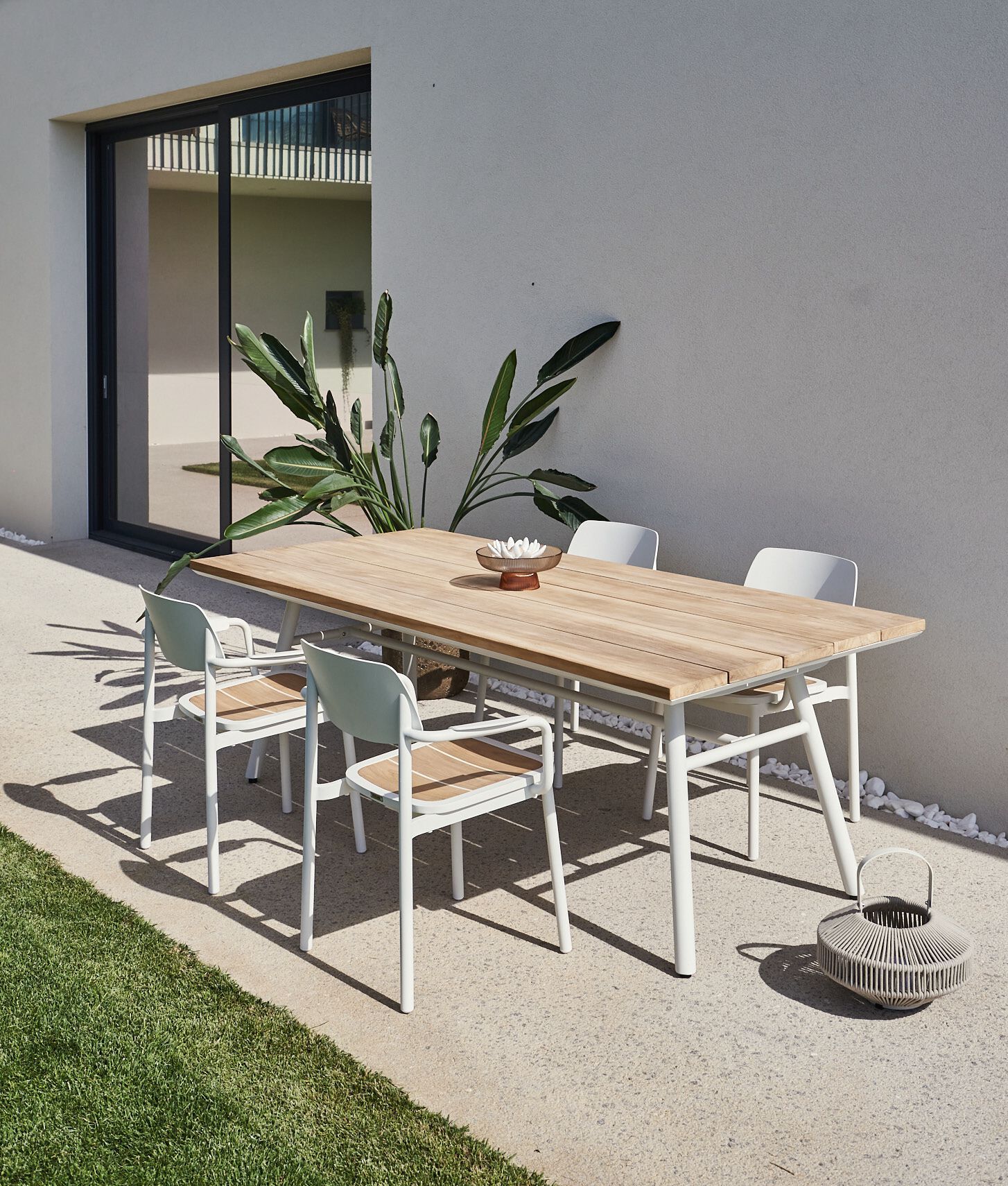 Штабелируемый садовый стул с подлокотниками DRIGANI Noa ARCH-00017595 - Вид №4