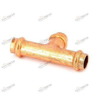 Тройник пресс 12 медный IBP P513001212012