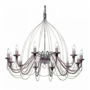 Подвесная люстра Ideal Lux Corte SP12 Ruggine IDEAL LUX ДИЗАЙНЕРСКИЕ, CORTE RUGGINE 057318 Коричневый