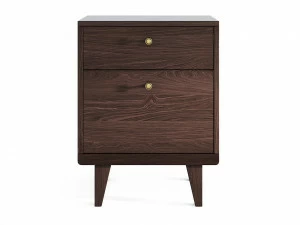 Прикроватная тумбочка дизайнерская темно-коричневая Thimon THE IDEA  210294 Коричневый