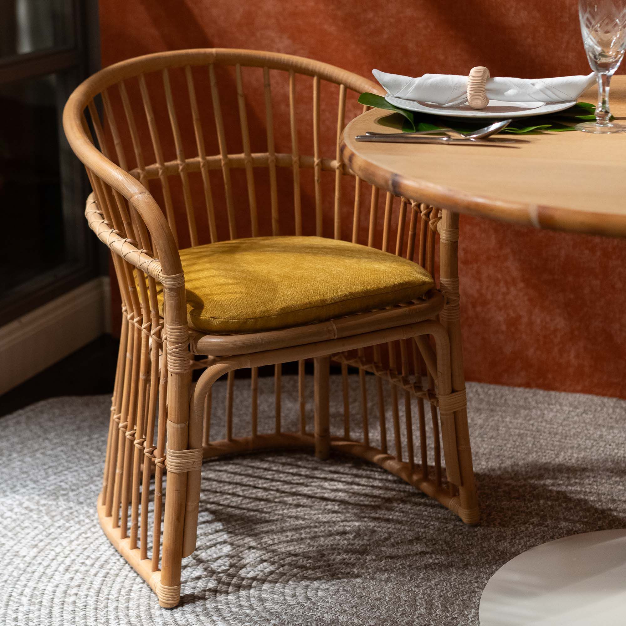 Обеденный стул из натурального тростника Mila Maurizi Jungle Revival ARCH-00006518 - Вид №2