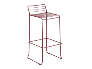 Стальной высокий садовый стул