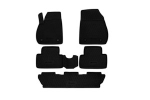 16081917 Коврики в салон OPEL Zafira 2012-, 7 мест, 5 шт. CAROPL00027 ELEMENT