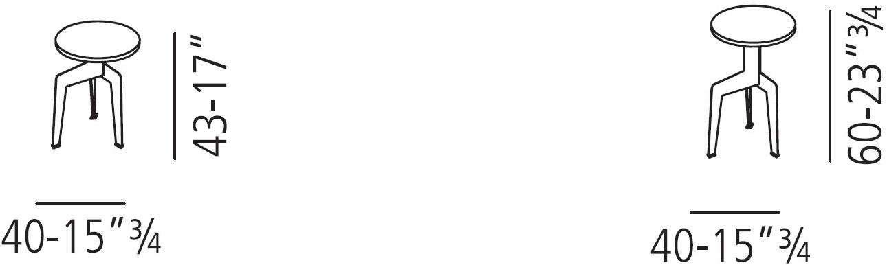 Vibieffe Круглый журнальный столик 9500 950006, 9500066  - Вид №2