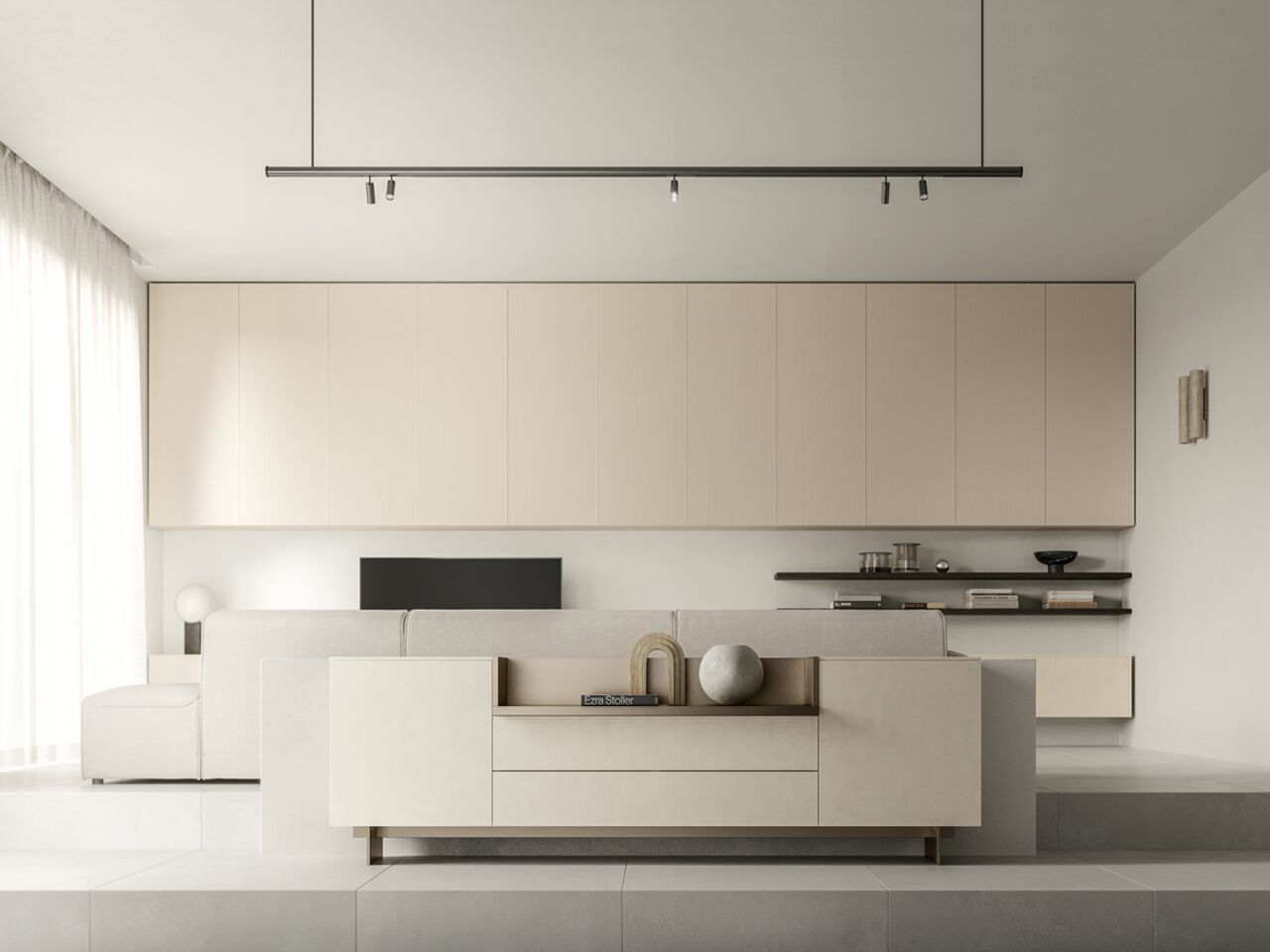 Деревянная секционная оборудованная стена Santalucia Mobili AKKA ARCH-00110233 - Вид №1