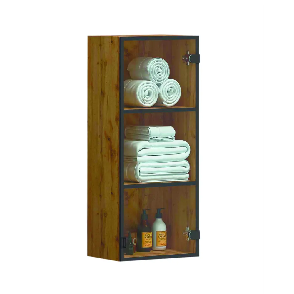 Шкаф Santreyd Турин для ванной с стеклянной дверцей 86142941 STLM-0066403 - Вид №8