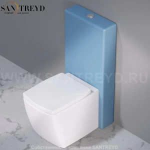 C301141 Компакт унитаз с бачком Синий A. e T. Italia WALL Италия