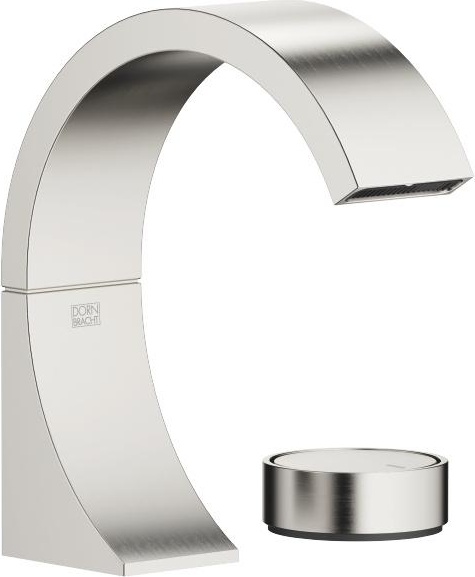 20710811-06_1_11283811-06_1 Смеситель для умывальника на три отверстия со сливным гарнитуром - платина матовая Dornbracht CYO 