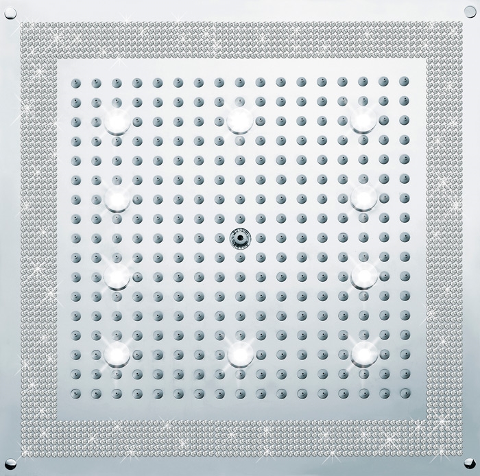 H37453 Потолочный & настенный душ DREAM - Cube - LED LIGHTS BOSSINI  - Вид №2