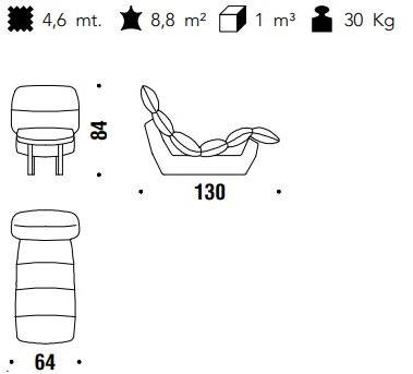Шезлонг Moroso  Lilo sun-id-1344425 - Вид №3