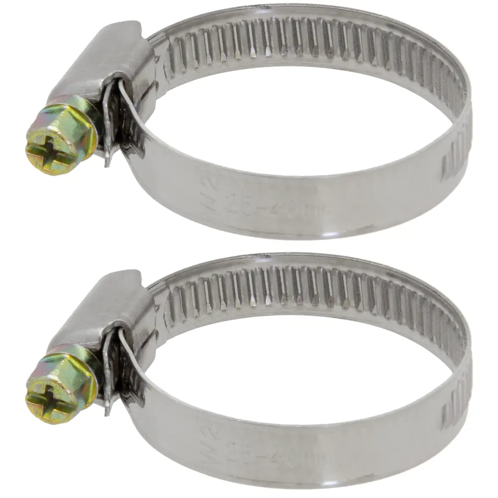 Хомут червячный MasterProf 030031, ø25-40 мм, нержавеющая сталь, 2 шт STLM-2165632