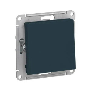 91586290 Переключатель встраиваемый Systeme electric AtlasDesign 247142 1 клавиша цвет изумрудный STLM-1435451