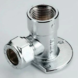 Водорозетка обжим-В хромированная TIEMME 12х1/2"