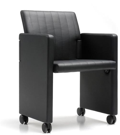 ESTEL GROUP Складное кресло для конференций из кожи sun-id-1405600 - Вид №8