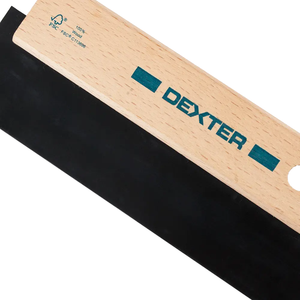 Шпатель резиновый Dexter 195 мм, деревянная ручка 18850484 STLM-2158254  - Вид №1