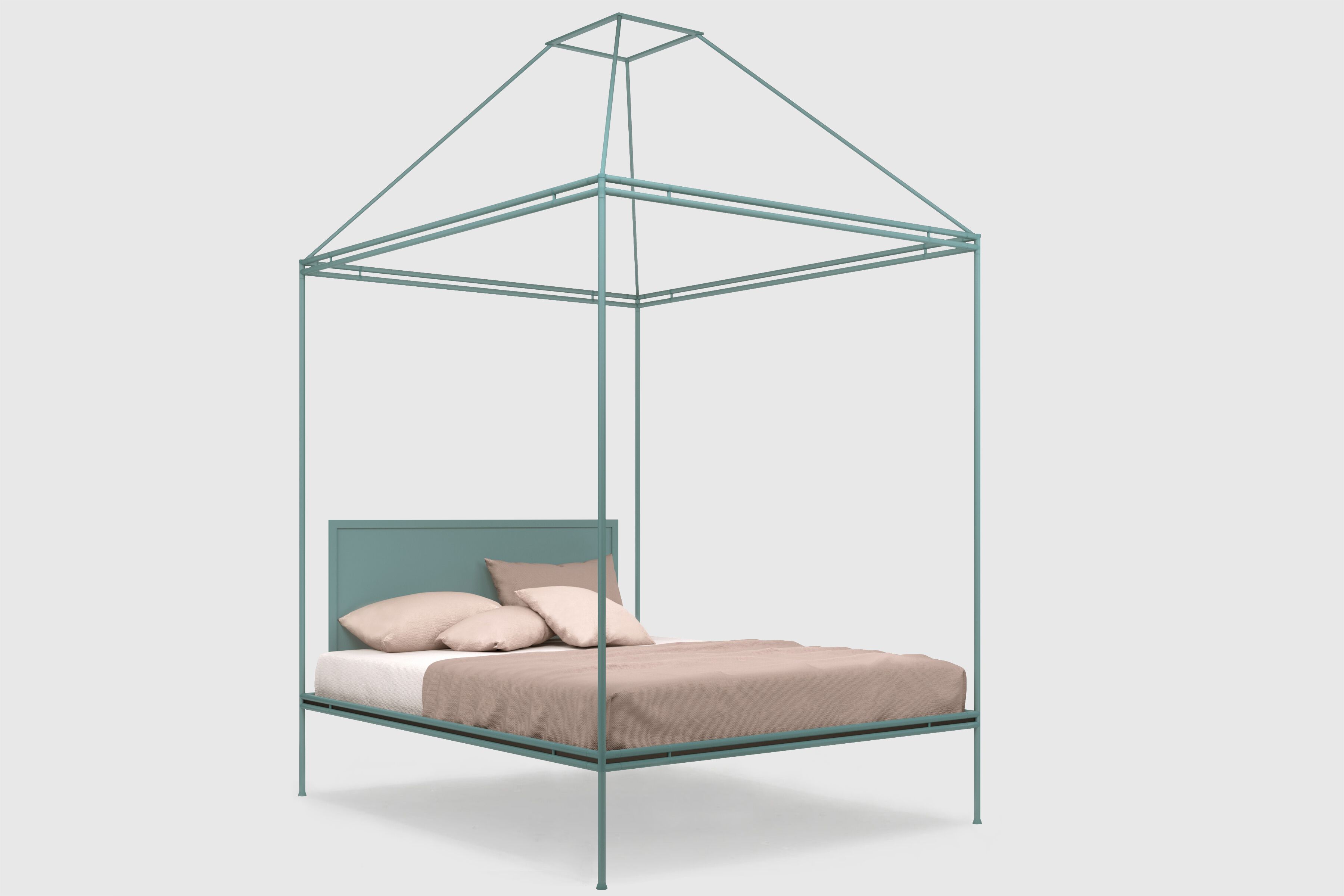 Двуспальная кровать из кованого железа с балдахином Lispi SOMMO ARCH-00081187 - Вид №4