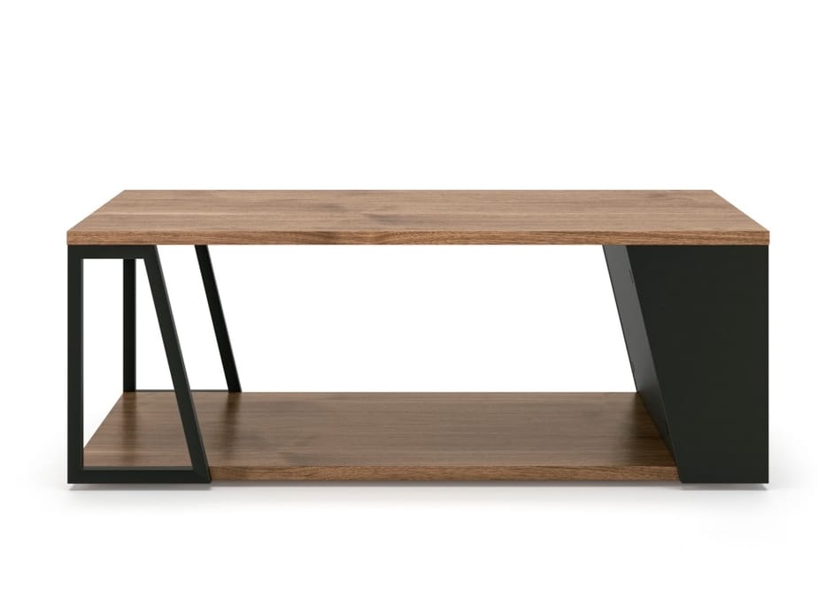 Низкий деревянный журнальный столик с журнальной стойкой TemaHome Albi ARCH-00099204 - Вид №1