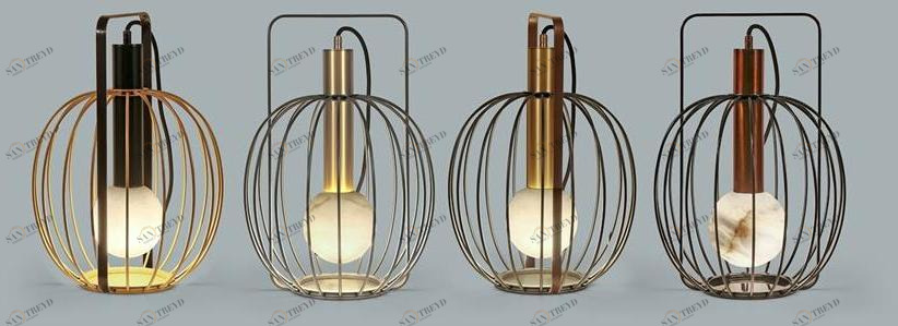 Borzalino Настольная лампа из металла Lira sun-id-1498374