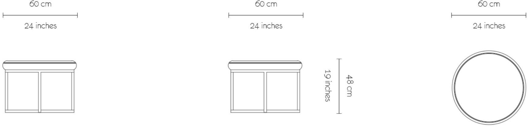 MORADA Низкий табурет, обитый кожей Hope Hope ot - Вид №3