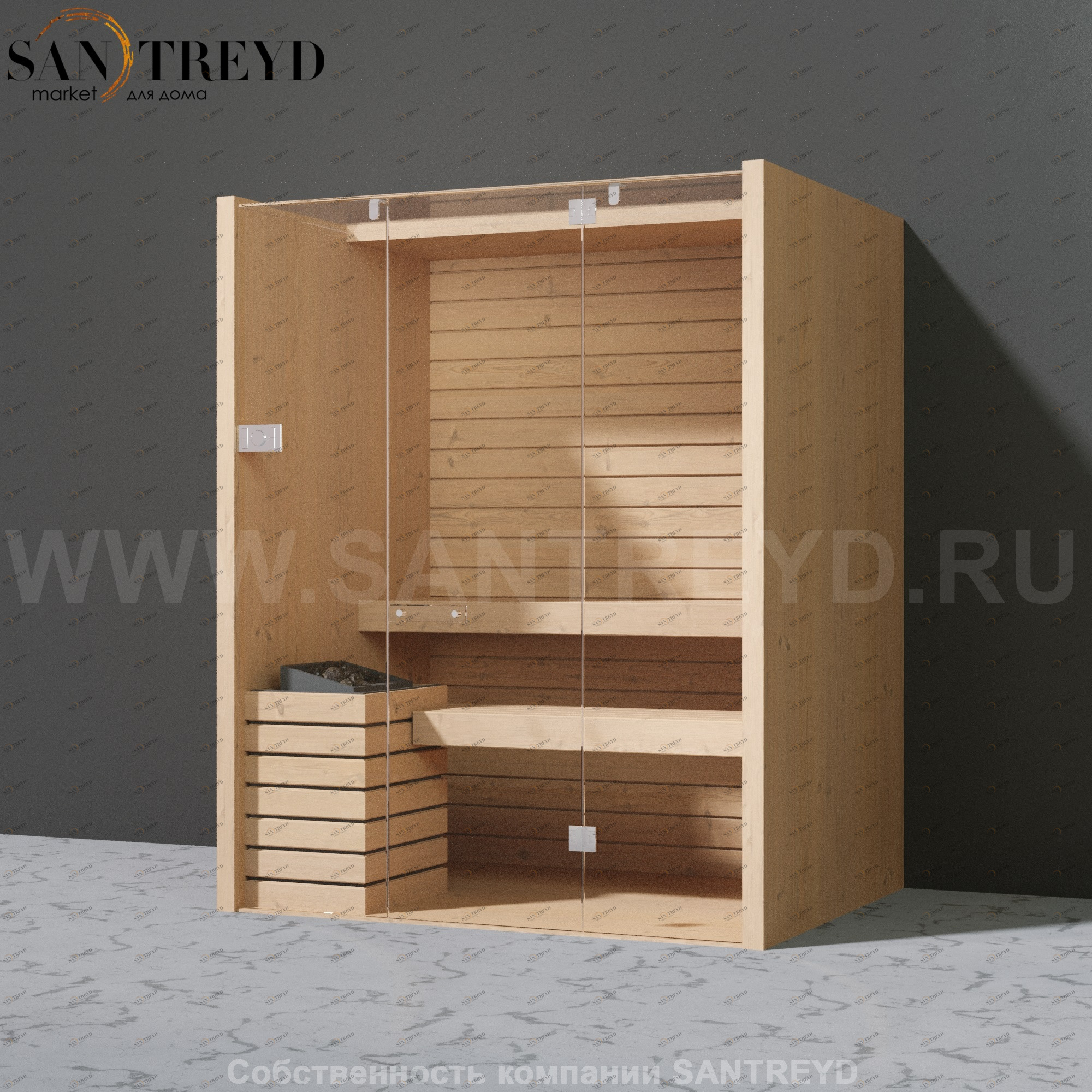 Effegibi SKY 40 SA55200015 Сауна. Мощность: 4 кВт макс. Размеры: длина 170 см, ширина 130 см. Отделка: канадский хемлок.