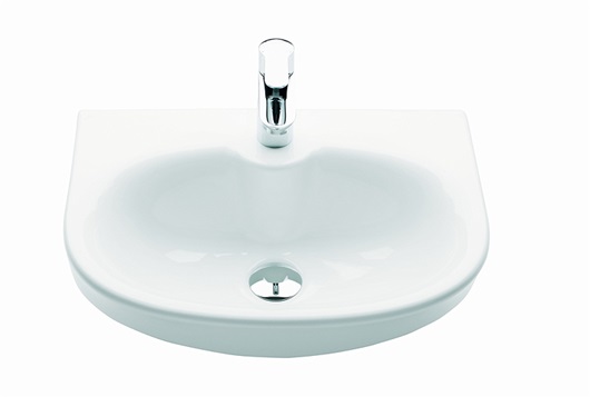 1216701101 Подвесная раковина настенная круглая IDO Glow