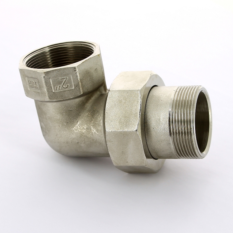 Разъемное соединение НВ угловое с прокладкой O-ring никелированное TIEMME 2" 1500543 - Вид №2